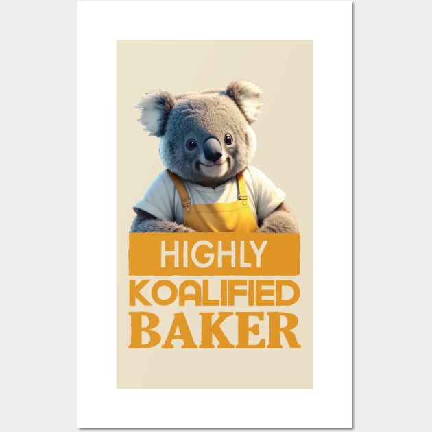 Just a Highly Koalified Baker Koala 3 Wall Art by Dmytro